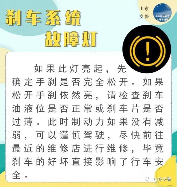 注意!仪表盘这8个灯亮起,请立即停车检查