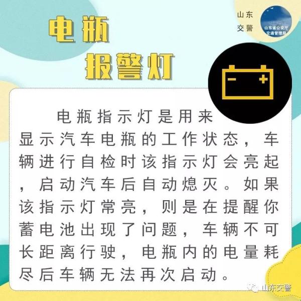 注意!仪表盘这8个灯亮起,请立即停车检查
