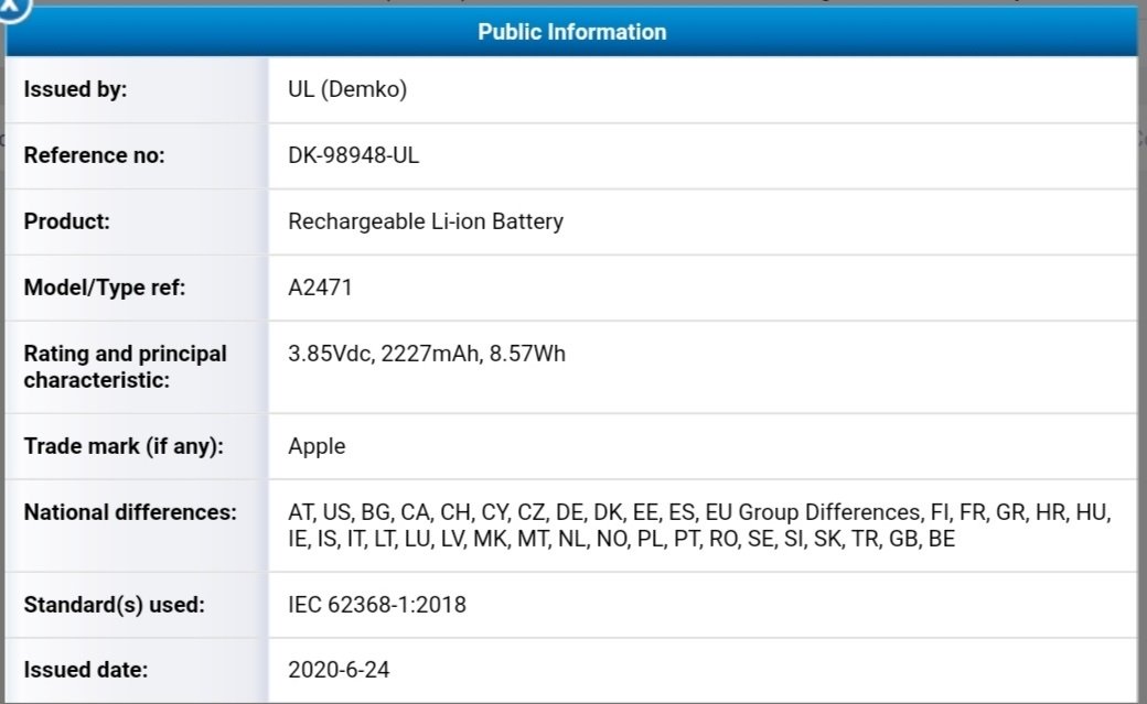 iPhone 12系列电池容量疑曝光：最大3697mAh