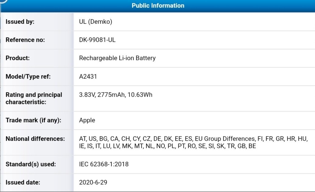 iPhone 12系列电池容量疑曝光：最大3697mAh