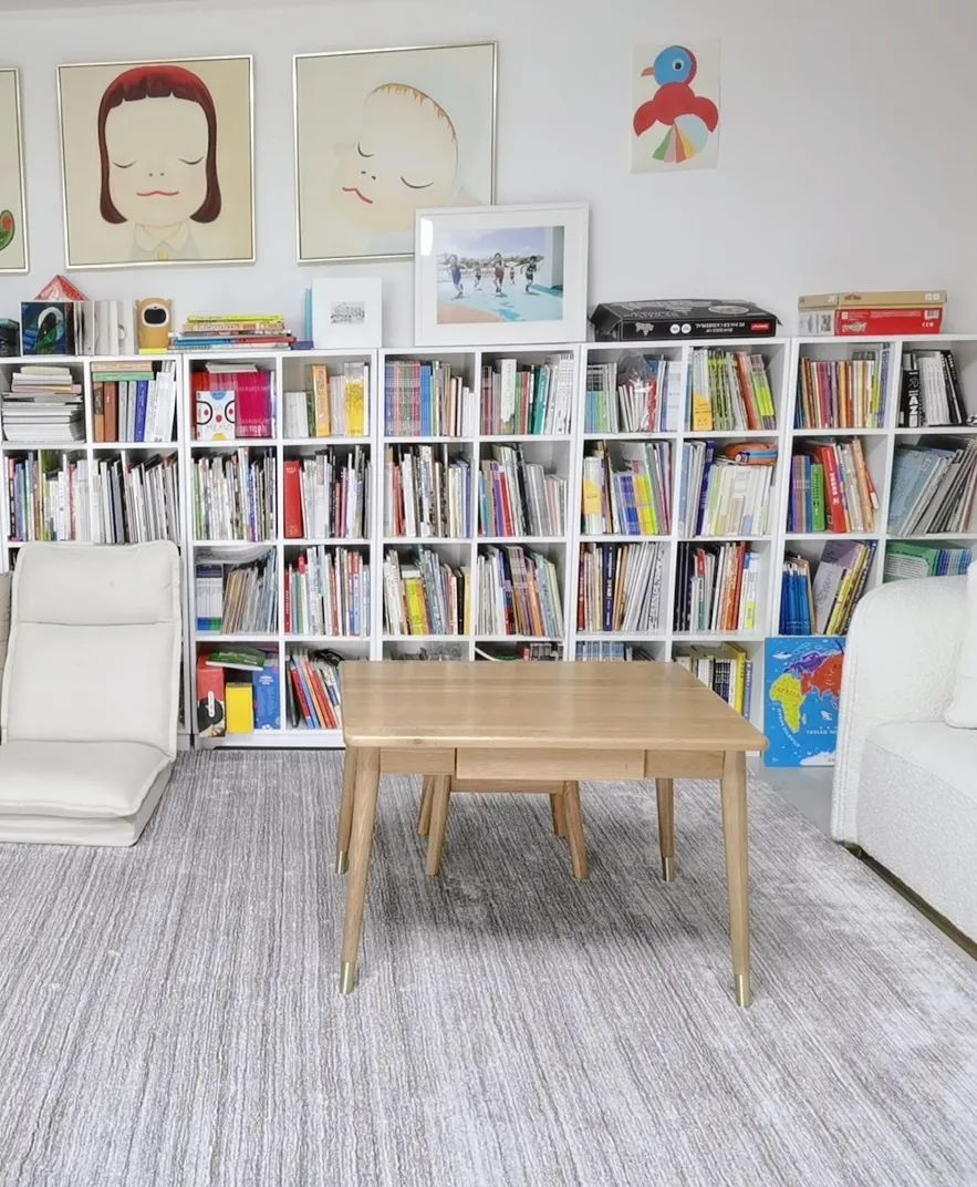 【親子宅設計精選】客廳改了改，我給娃整出了閱讀區、學習區、遊戲區、運動區…….