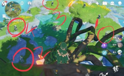 原神无妄坡石像点亮顺序是什么？原神无妄坡石像谜题答案