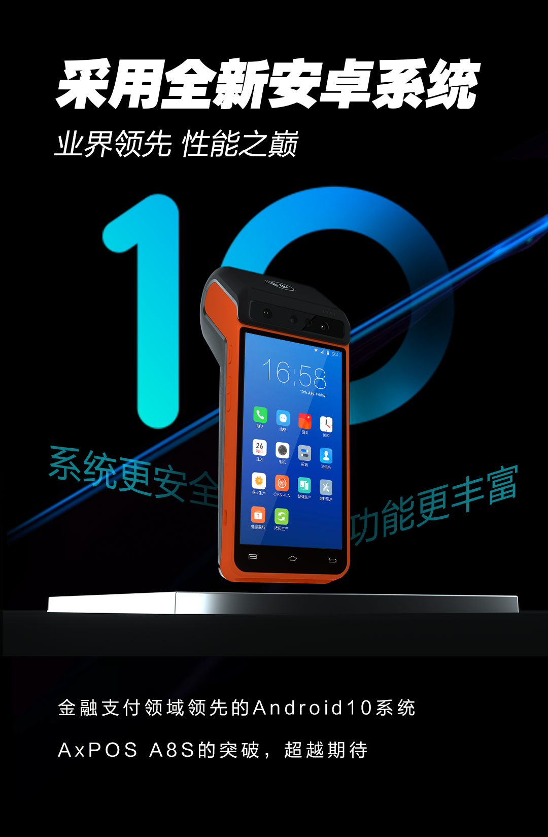 联迪商用发布首款Android 10智能POS