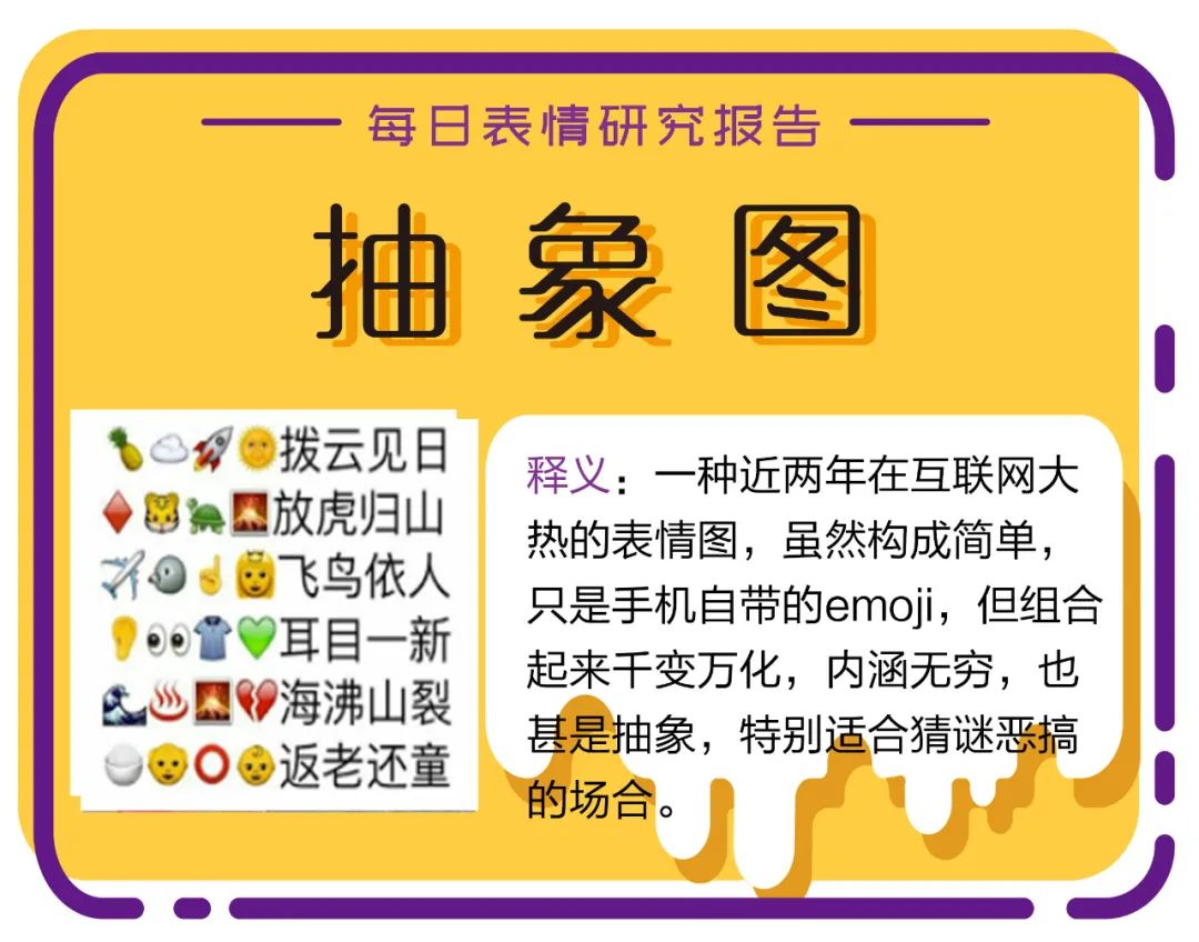 热门表情推荐丨emoji暗语大测试,连这都看不懂说明你真的老啦