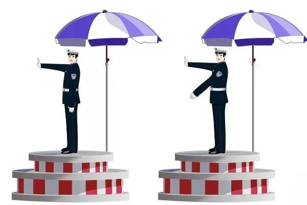 带你重温交警的指挥手势