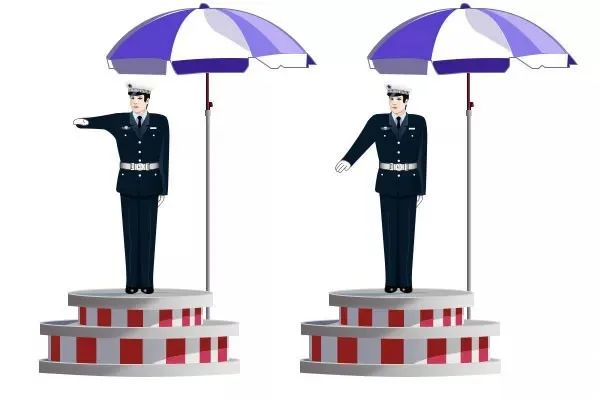 带你重温交警的指挥手势