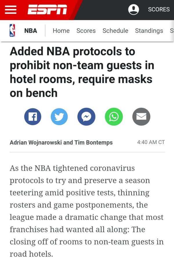 nba为什么不减少暂停(NBA收紧防疫措施：球员不拥抱不击掌，就靠这能防守病毒？)