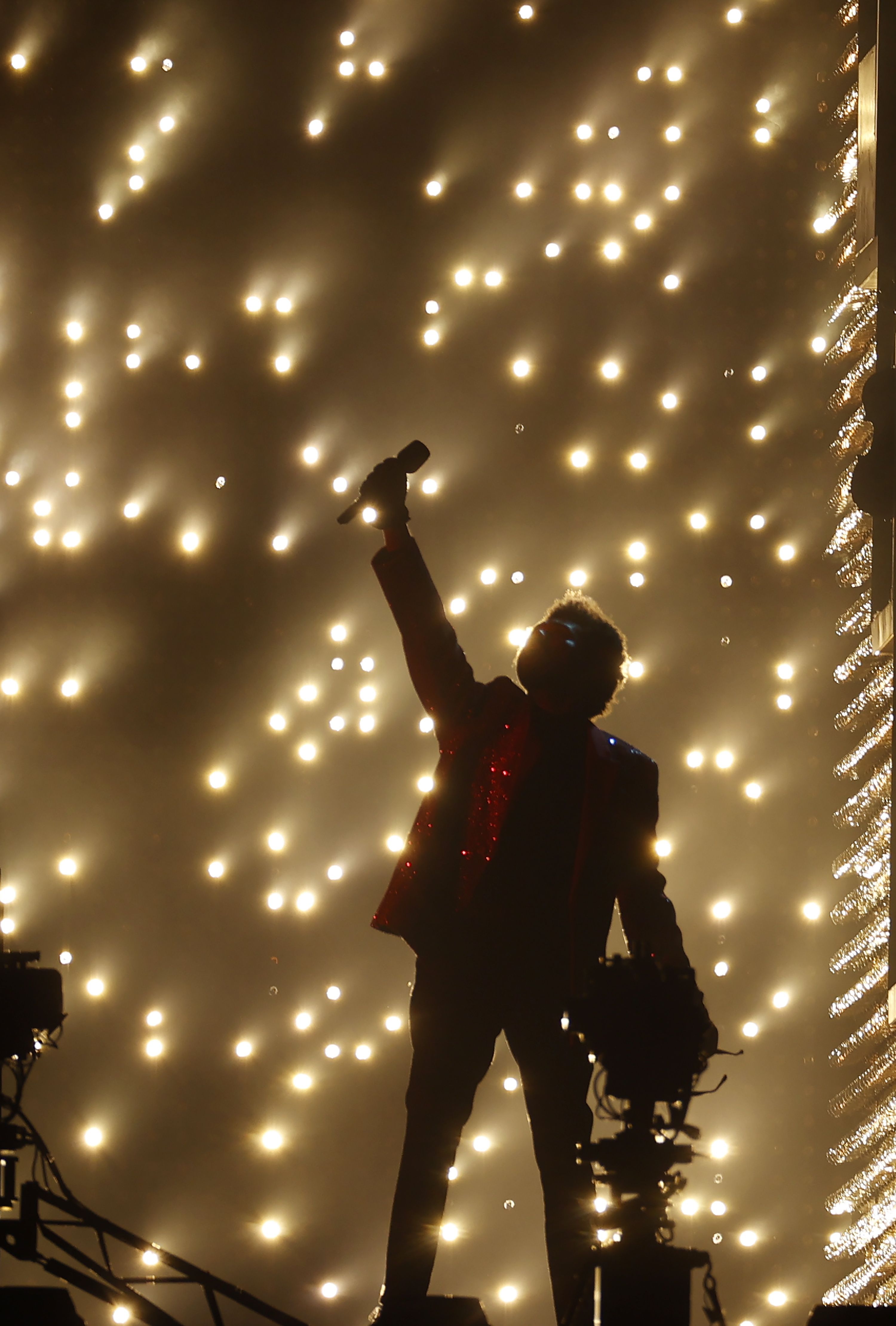 盆栽哥超级碗中场秀开唱,上千名"绷带盆栽"表演年度神曲