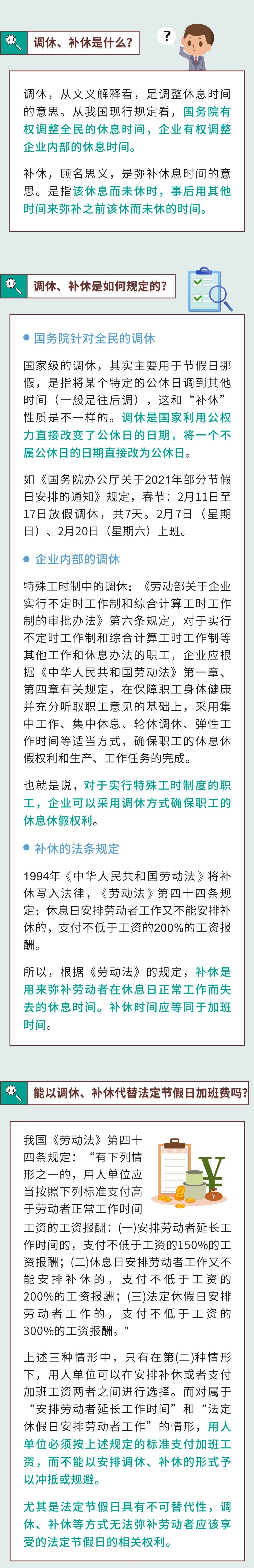 调休、补休咋区分？一次性给你讲清楚