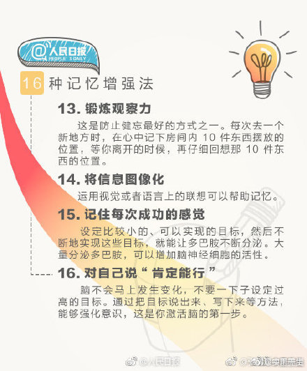 增强记忆力，你应该这样做