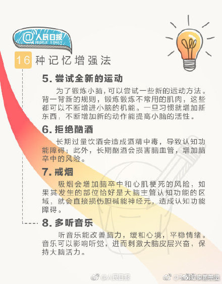 增强记忆力，你应该这样做