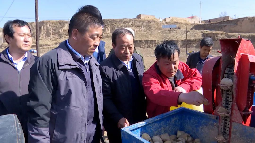 早熟菜用型馬鈴薯種植技術(shù)培訓(xùn)現(xiàn)場(chǎng)會(huì)在峽口鎮(zhèn)舉行