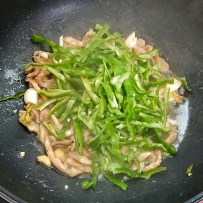 青椒炒肉絲,青椒炒肉絲的做法