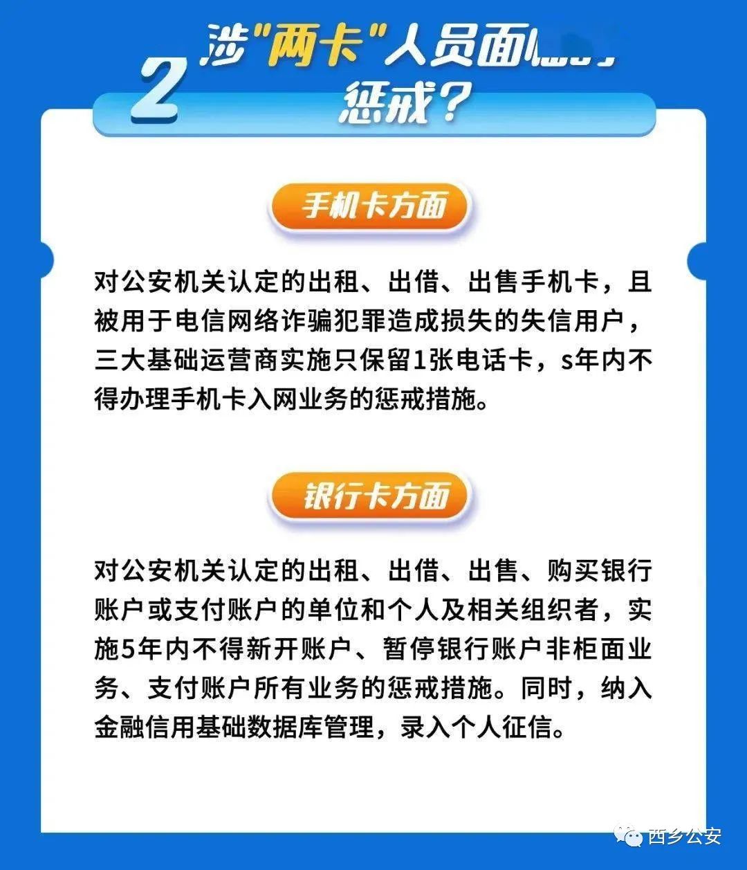 【汉中公安】关于对西乡县2021年第一季度涉“两卡”违法犯罪被惩戒人员的通报