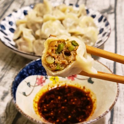 蒜苔包饺子怎么做好吃(鲜嫩多汁蒜薹肉饺子教程)