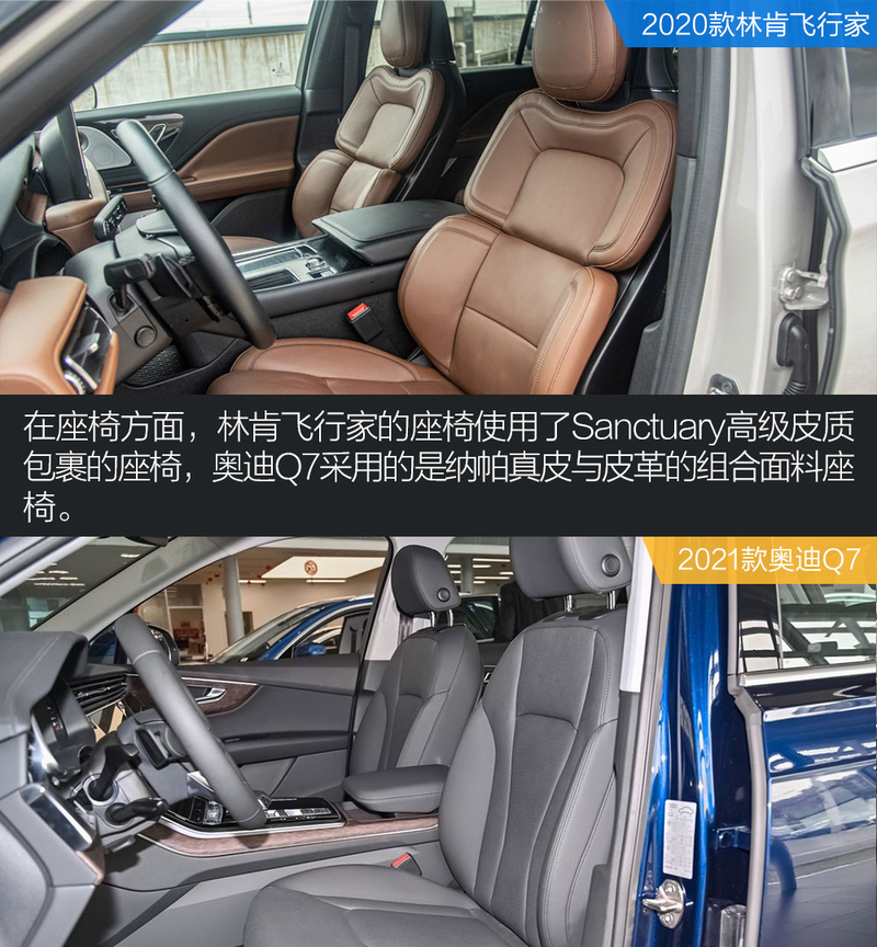 70万中大型SUV之争，林肯飞行家对比奥迪Q7