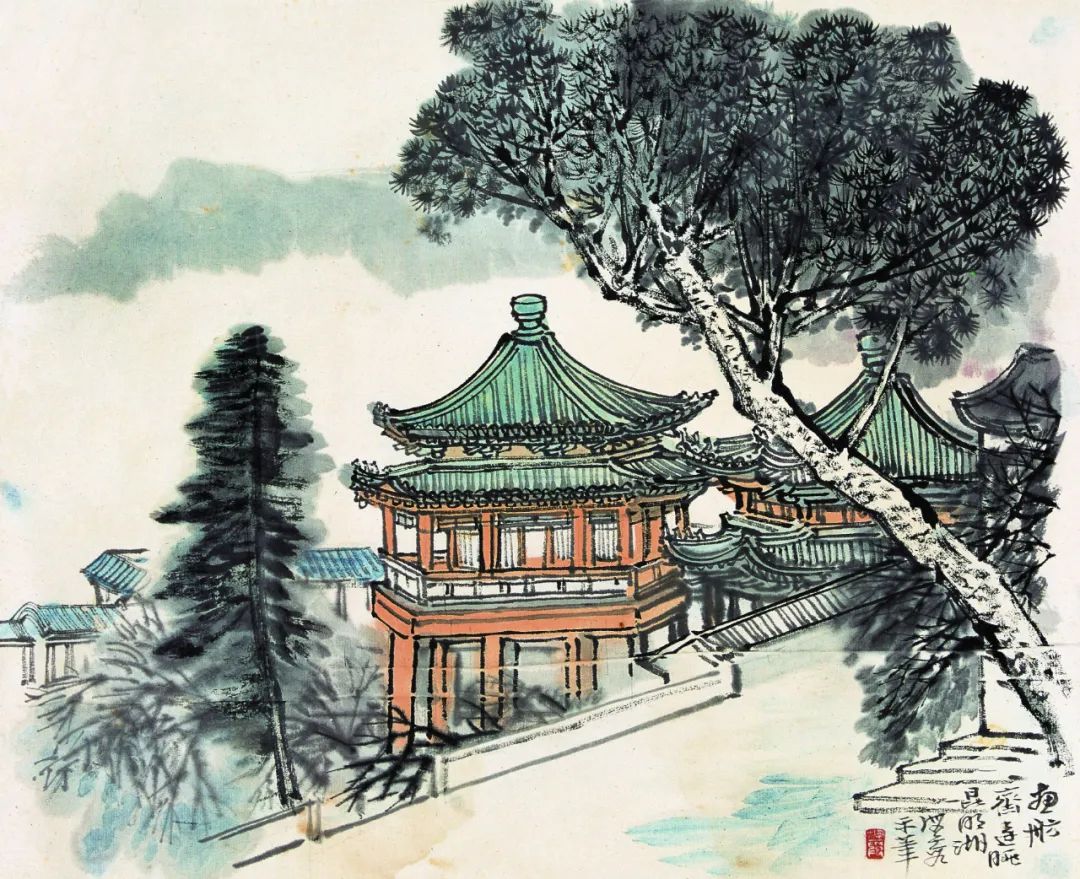 「国画周刊」徐步｜何海霞山水写生作品简析