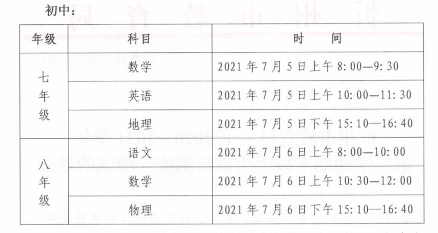 全市中小学暑假时间定了！高考期间，忻州多地交通管制