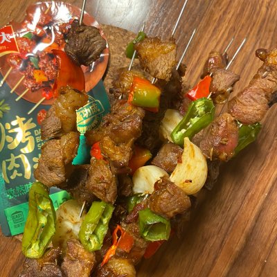 烤究美味 靈魂就醬#烤箱版羊肉串