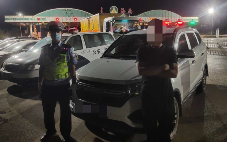 高速公路上有交警检查吗？有！