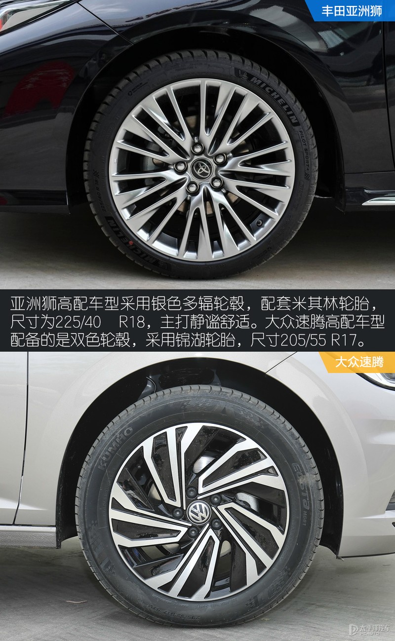 抗衡德系明星 丰田亚洲狮对比大众速腾