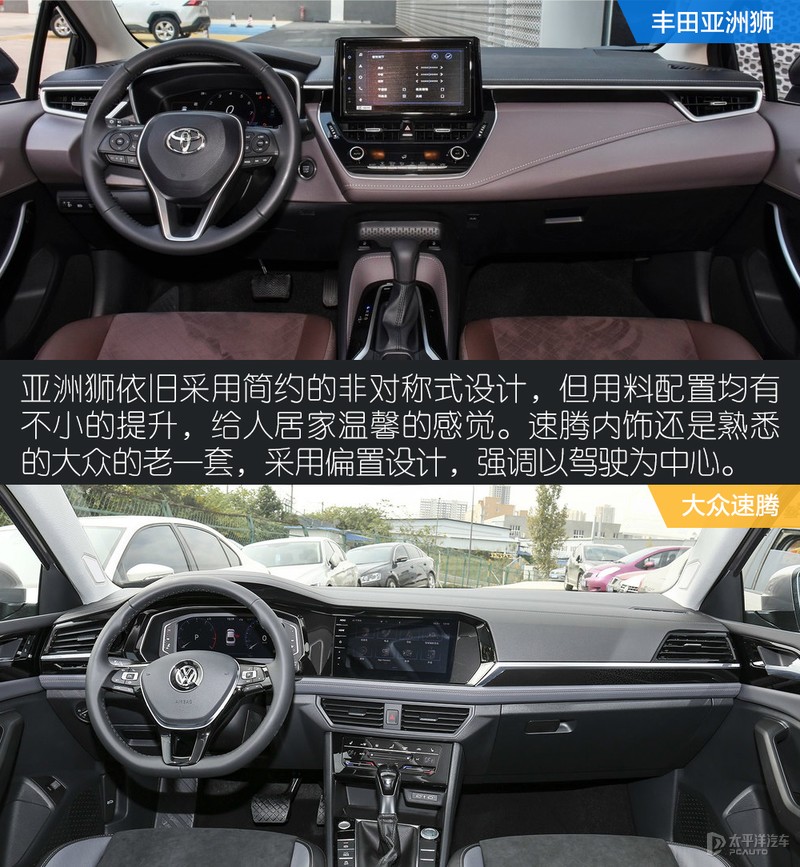 抗衡德系明星 丰田亚洲狮对比大众速腾