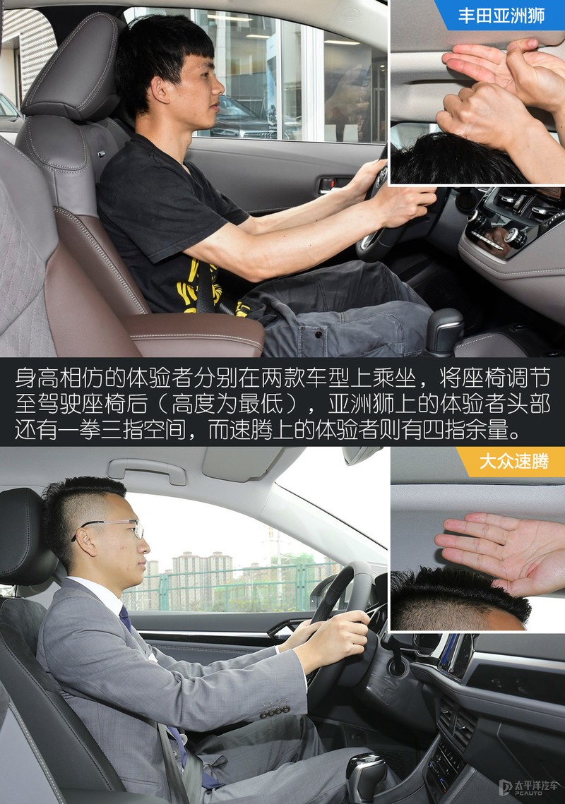 抗衡德系明星 丰田亚洲狮对比大众速腾