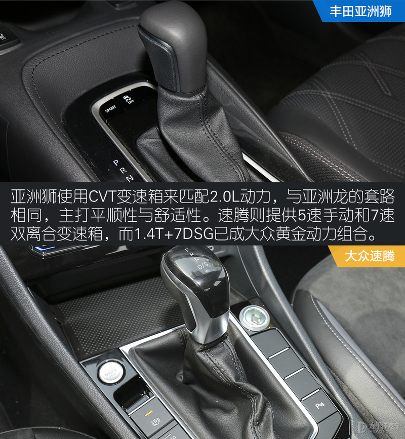 抗衡德系明星 丰田亚洲狮对比大众速腾