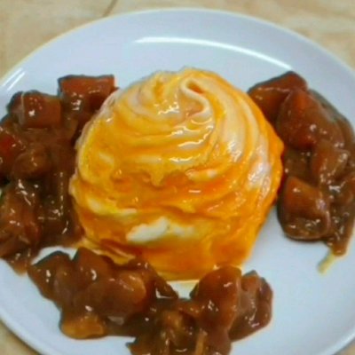 咖喱蛋包飯,咖喱蛋包飯怎么做