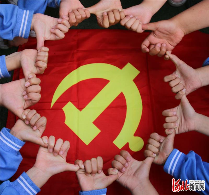 之际,团兴隆县委组织开展了"少先队员向党旗致敬"系列主题队日活动