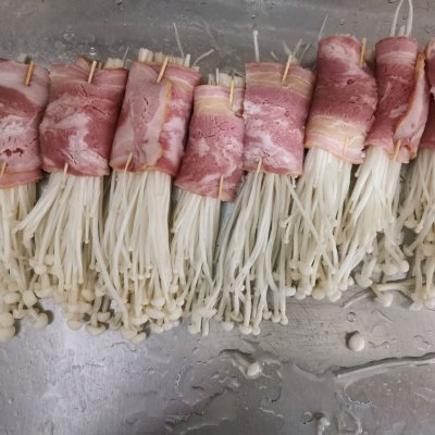 培根金針菇卷,培根金針菇卷家常做法