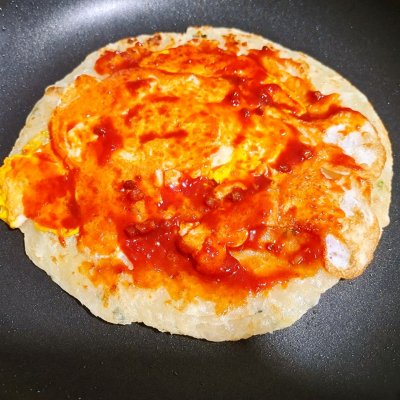 十分钟快手早餐之~豪华手抓饼舌尖上的养生美食
