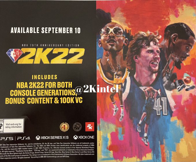 《NBA 2K22》75周年纪念版内容介绍