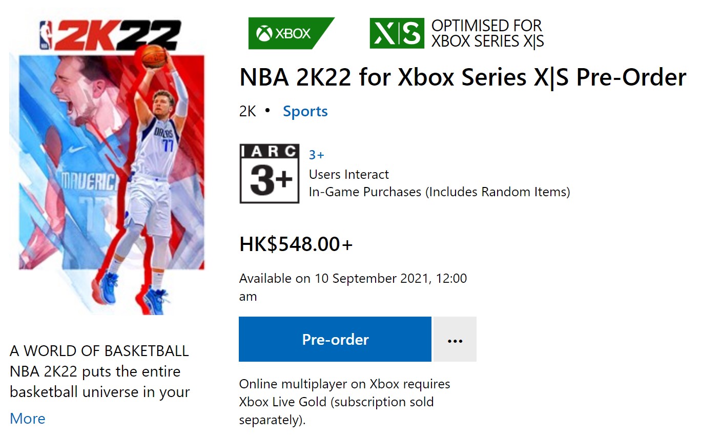 nba2k22为什么没有中国队(《NBA 2K22》现已上架Steam 国区199元最低)