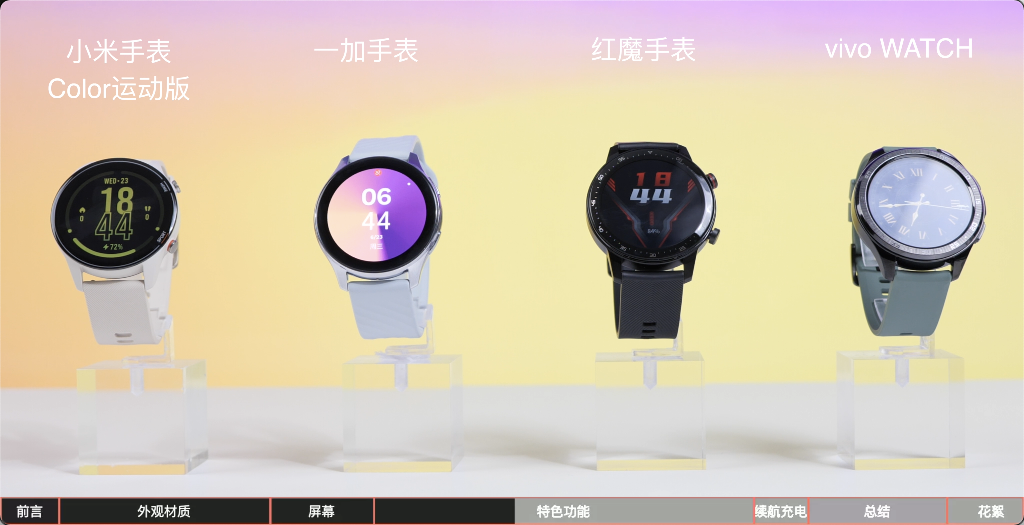 七大國產熱門智能手表對比測評丨科技美學