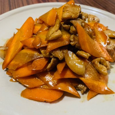 胡蘿卜炒肉,胡蘿卜炒肉絲的做法