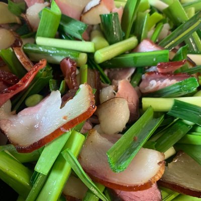 蒜苗炒臘肉,蒜苗炒臘肉的做法