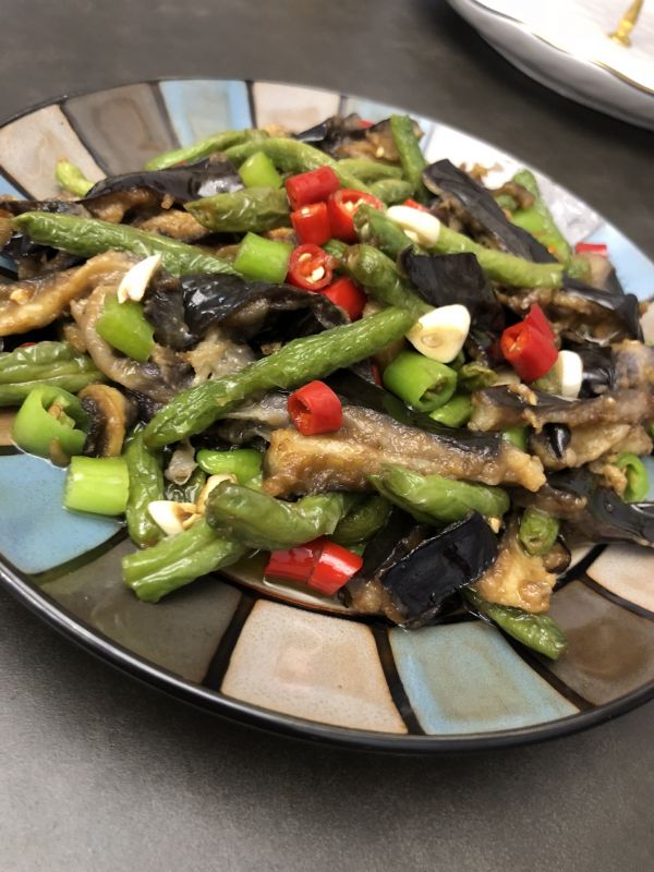 豆角燒茄子,豆角燒茄子的家常做法