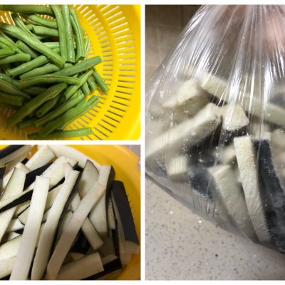 豆角燒茄子,豆角燒茄子的家常做法