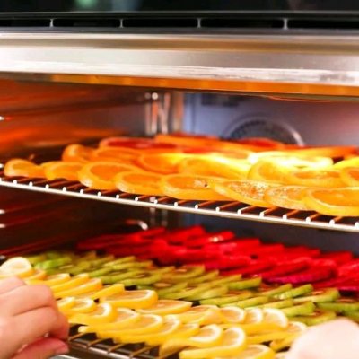 蒸烤箱自制水果干，无糖低卡，制作超简单