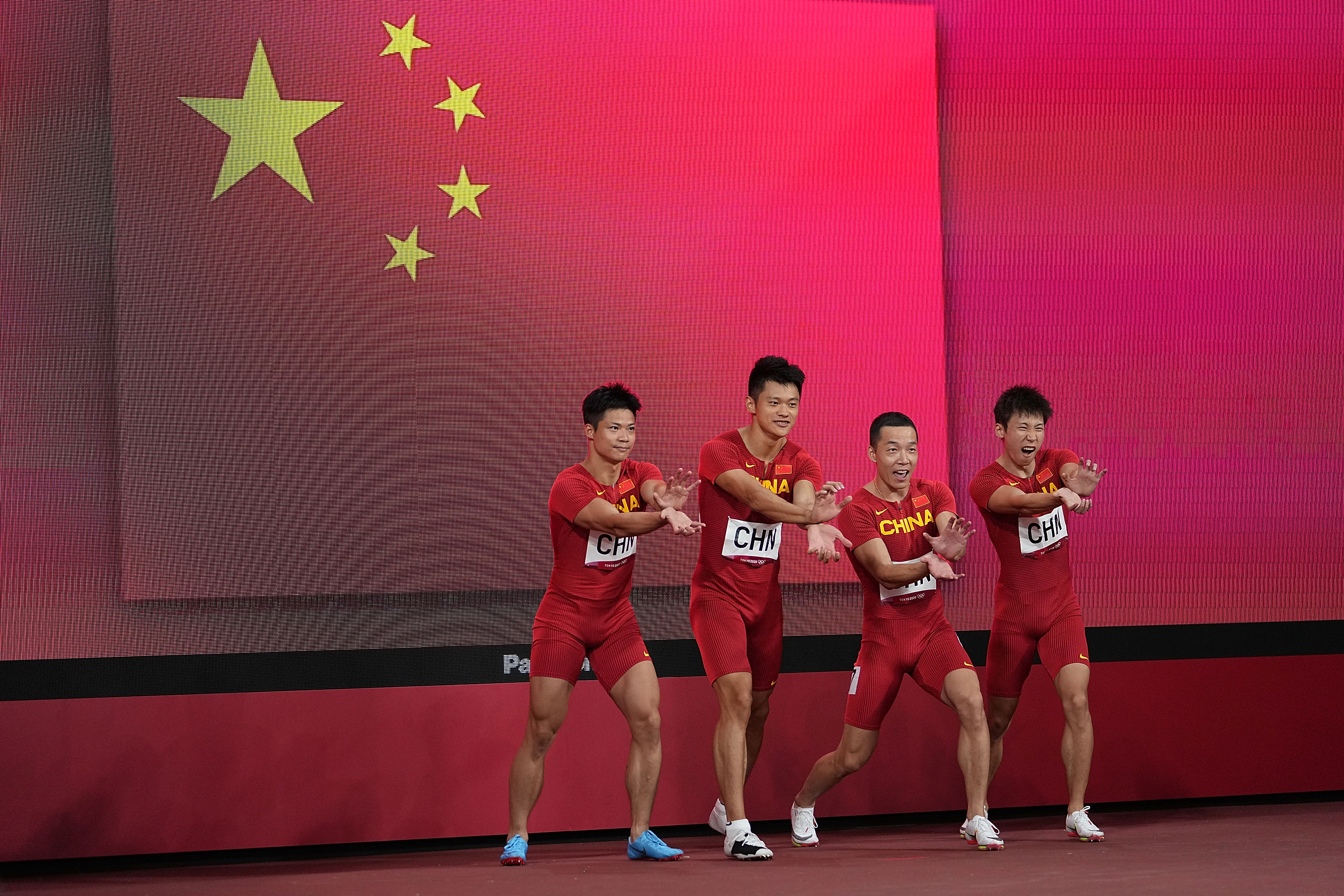 田径男子4x100米接力决赛(田径——男子4x100米接力决赛：中国队获得第四名)