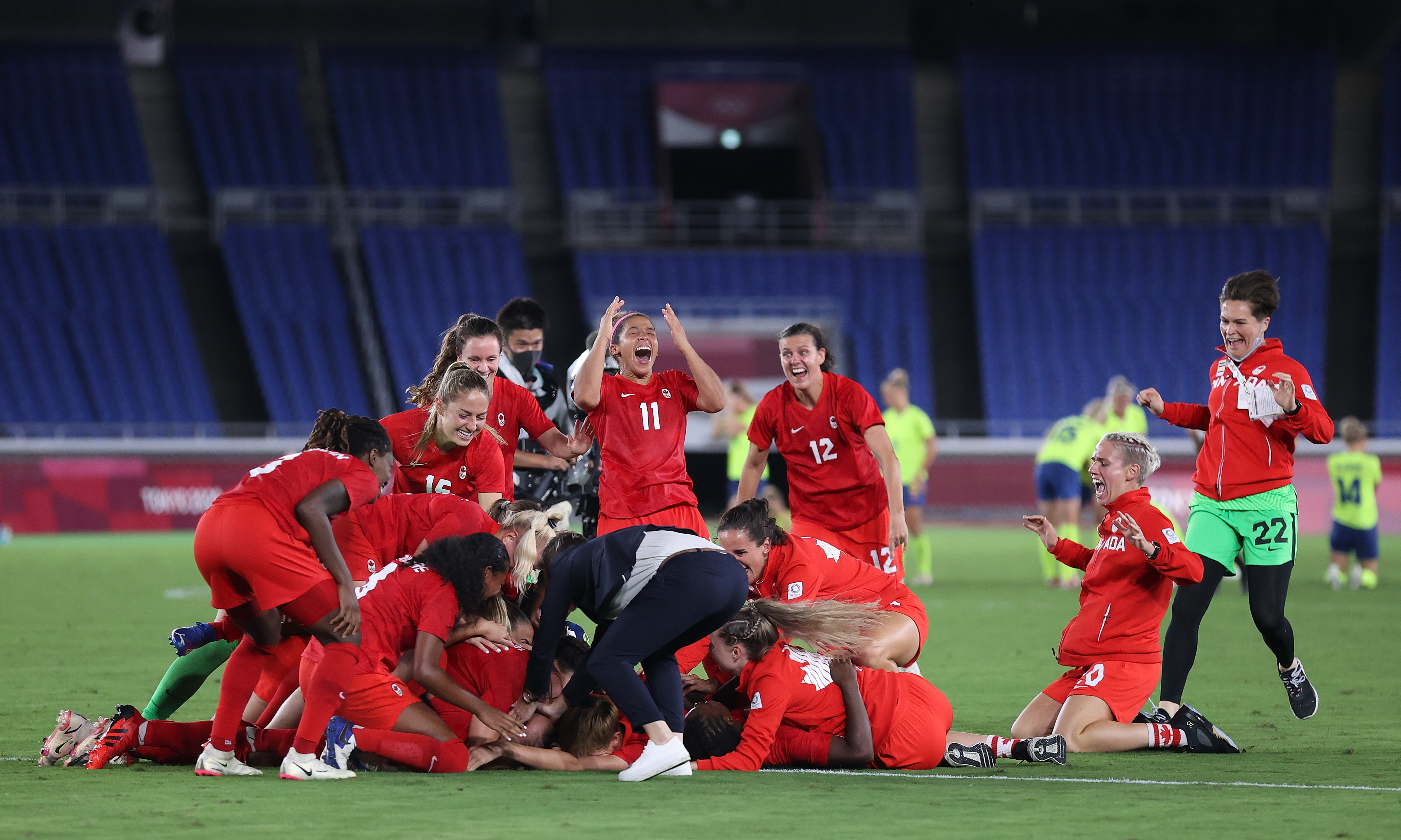 女足哪些国家进入东京奥运会(东京奥运会｜加拿大队获东京奥运会女足冠军)