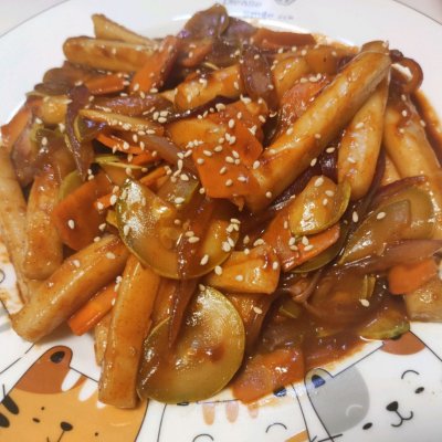 辣炒年糕的做法,辣炒年糕的做法 韓國