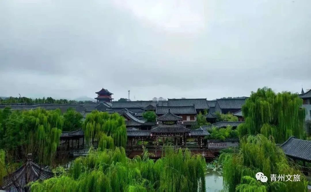 飒飒秋雨中，青州古城有多美......