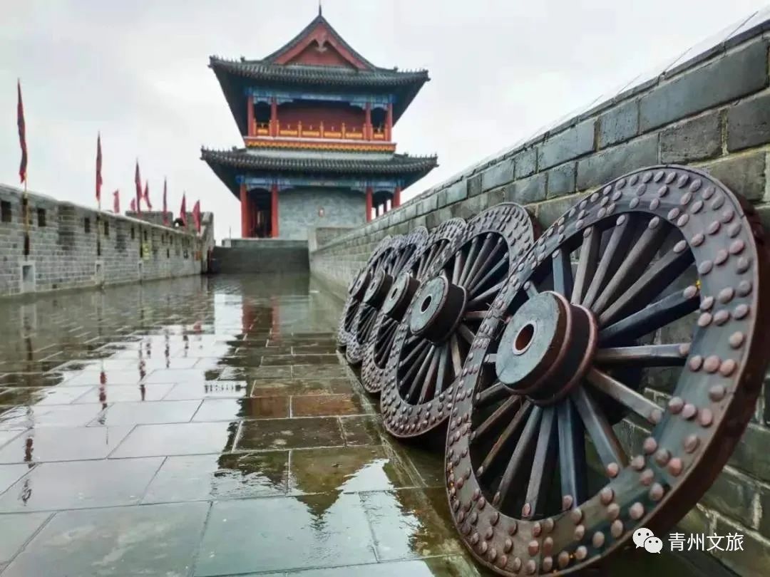 飒飒秋雨中，青州古城有多美......