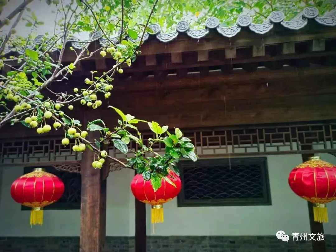 飒飒秋雨中，青州古城有多美......