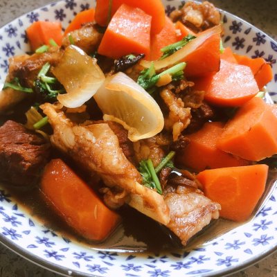 胡蘿卜燉羊肉,胡蘿卜燉羊肉怎樣燉好吃