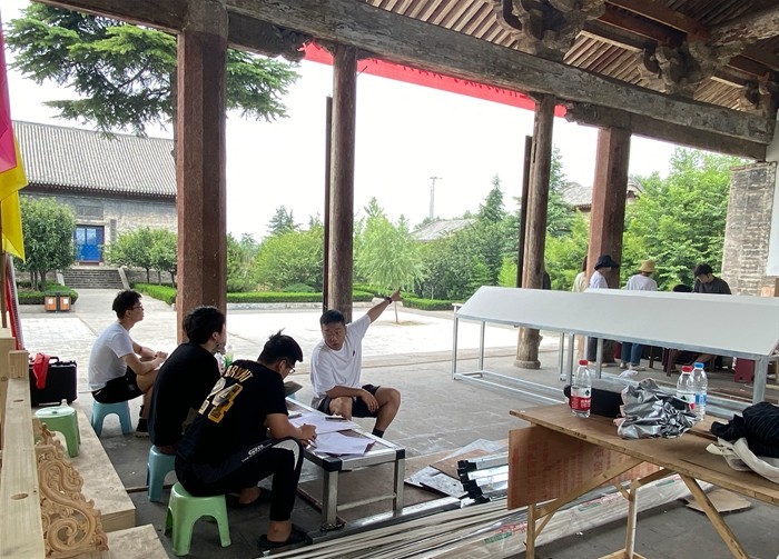 西安建筑科技大学建筑学院暑期调研关中、陕北古建筑现状