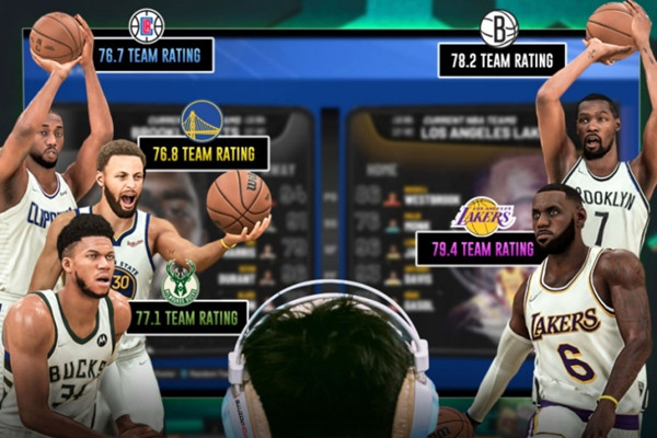 nba2k22经典球队为什么没有湖人(美媒晒五支球队平均2K能力值：湖人79.4联盟最高)