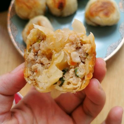榨菜鮮肉月餅,榨菜鮮肉月餅的做法